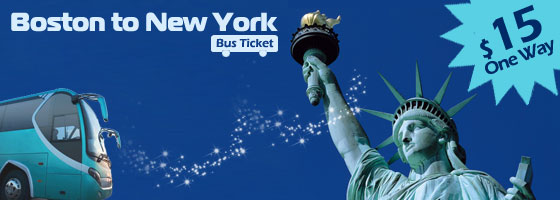 Boston to New York bus