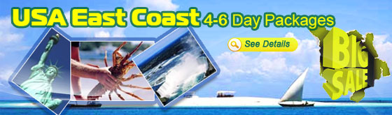 USA East Coast 4-6 Day Packages