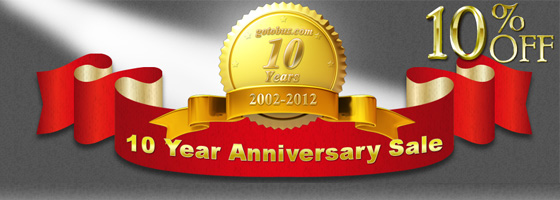 Celebrate our 10 year anniversary with 10% Off select vacation packages!