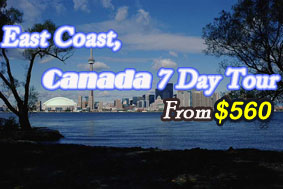 East Coast, Canada 7-Day Tours