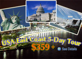 East Coast 5 Day Vacation Packages