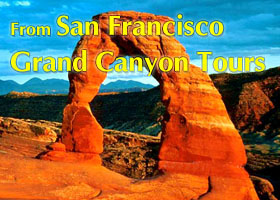 SF to Grand Canyon 3-4 Days Tours