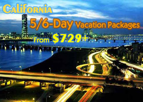 california 5-6 Days Tours