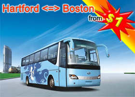 Hartford to Boston bus