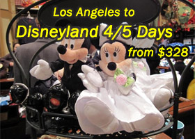 Los Angeles to Disneyland 4-5 Days Tours