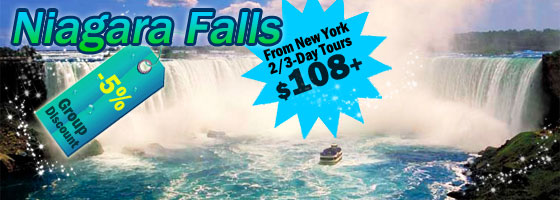New York to Niagara Falls 2/3-Day Tours