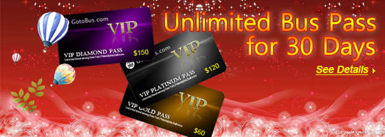 Eastern 30 Day Bus Pass