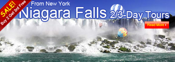 New York to Niagara Falls 2/3-Day Tours
