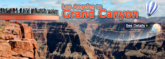 LA to Grand Canyon West Rim 3-4 Days tours